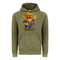 Vintage Olive scarecrow Vintage Hoodie - FaDigitalArtStudio
