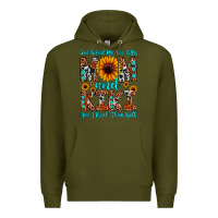Army Green god gifted me two titles mom and kiki and i rock t Premium Hoodie - JahusDesignShop