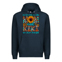 Navy god gifted me two titles mom and kiki and i rock t Premium Hoodie - JahusDesignShop