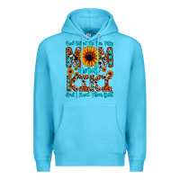 Ocean Blue god gifted me two titles mom and kiki and i rock t Premium Hoodie - JahusDesignShop