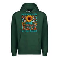 Sports Green god gifted me two titles mom and kiki and i rock t Premium Hoodie - JahusDesignShop