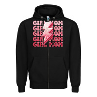 Black girl mom Zipper Hoodie - MaliasSmallBusiness