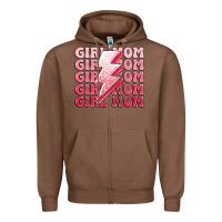Chestnut girl mom Zipper Hoodie - MaliasSmallBusiness