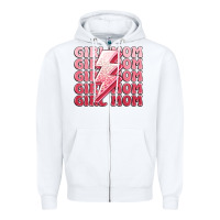 White girl mom Zipper Hoodie - MaliasSmallBusiness