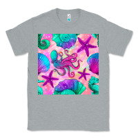 Heather Grey summer beach seamless pattern Classic Tee - BundleAndBundleShop