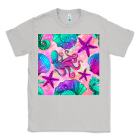 Moon Dust summer beach seamless pattern Classic Tee - BundleAndBundleShop