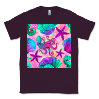 Plum summer beach seamless pattern Classic Tee - BundleAndBundleShop
