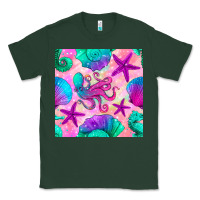 Sports Green summer beach seamless pattern Classic Tee - BundleAndBundleShop