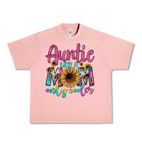 Salmon auntie like a mom Urban Heavy Tee - JahusDesignShop