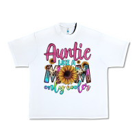 White auntie like a mom Urban Heavy Tee - JahusDesignShop