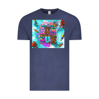 Vintage Denim summer break and school Vintage Tee - AdoDesignShop