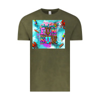 Vintage Olive summer break and school Vintage Tee - AdoDesignShop