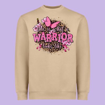 This Is What A Warrior Looks Like Heavyweight Sweatshirt Designed By Adodesignshop