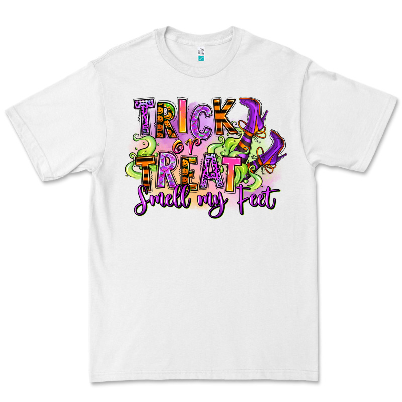 Trick Or Treat Smell My Feet Premium Tee by RanaPortraitStore | Teevron
