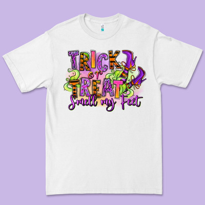 Premium Tee Trick or treat smell my feet