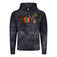 Cloud Black welcome to our home Vintage Hoodie - CowhideDigitalArt
