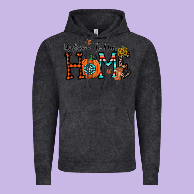 Welcome To Our Home Vintage Hoodie Designed By Cowhidedigitalart