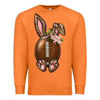 Carrot American Football Easter Bunny Premium Sweatshirt - BundleAndBundleShop