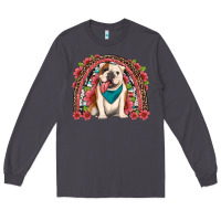Smoke english bulldog floral rainbow Long Sleeve Tee - Artiststas