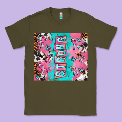 Breast Cancer Awareness Strong Classic Tee Designed By Adodesignshop