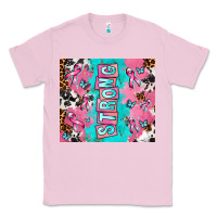 Bubblegum Pink breast cancer awareness strong Classic Tee - AdoDesignShop