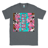 Charcoal Heather breast cancer awareness strong Classic Tee - AdoDesignShop