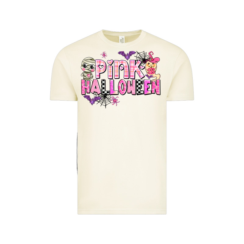Pink Halloween Vintage Tee by AdoDesignShop | Teevron