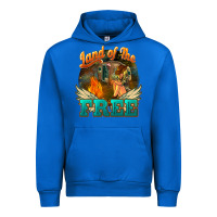 Cobalt Land of the free 4th of july Urban Hoodie - HowdyJamesFarm