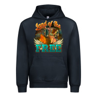 Navy Land of the free 4th of july Urban Hoodie - HowdyJamesFarm