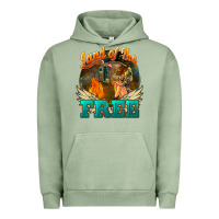 Pigment Oil Green Land of the free 4th of july Urban Hoodie - HowdyJamesFarm