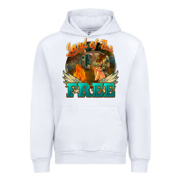White Land of the free 4th of july Urban Hoodie - HowdyJamesFarm