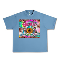Pebble Blue auntie like a mom Urban Heavy Tee - JahusDesignShop