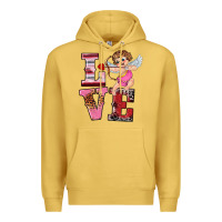 Antique Gold valentine's day cupid love Premium Hoodie - RanaPortraitStore