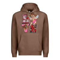 Chestnut valentine's day cupid love Premium Hoodie - RanaPortraitStore