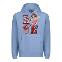 Colony Blue valentine's day cupid love Premium Hoodie - RanaPortraitStore