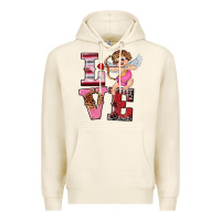 Tofu valentine's day cupid love Premium Hoodie - RanaPortraitStore