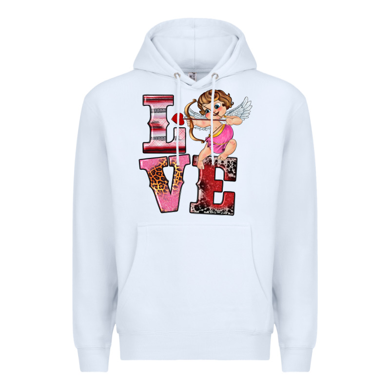 Valentine's Day Cupid Love Premium Hoodie by RanaPortraitStore | Teevron