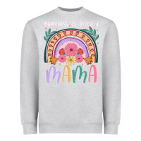 Heather Grey happiness is being a mama Heavyweight Sweatshirt - JahusDesignShop