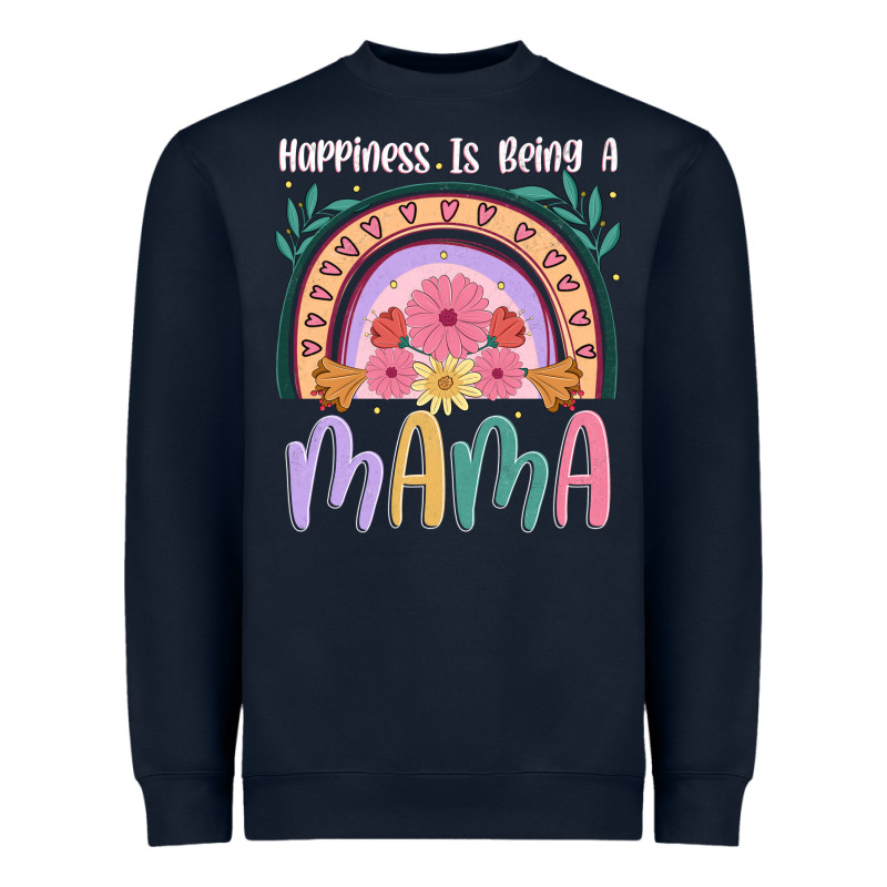 Happiness Is Being A Mama Heavyweight Sweatshirt by JahusDesignShop | Teevron