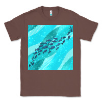 Chestnut fish and sea seamless pattern Classic Tee - BundleAndBundleShop