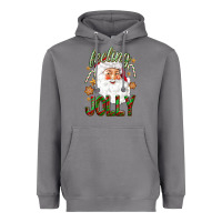 Storm Feeling Jolly with Santa Heavyweight Hoodie - NancyCooperArtShop