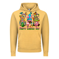 Vintage Mustard Happy Easter Day gnomies Vintage Hoodie - Neo Western