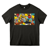 Asphalt excavator sippy Heavy Core Tee - Artiststas