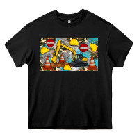 Black excavator sippy Heavy Core Tee - Artiststas