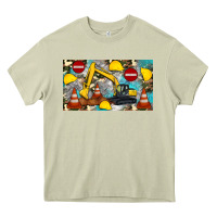 Mossy excavator sippy Heavy Core Tee - Artiststas