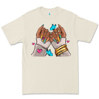 Bone Afro woman nail art Premium Tee - RanaPortraitStore
