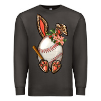 Smoke Baseball Easter Bunny Premium Sweatshirt - BundleAndBundleShop