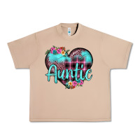 Burro auntie leopard turquoise heart Urban Heavy Tee - JahusDesignShop