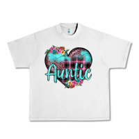 Lunar Rock auntie leopard turquoise heart Urban Heavy Tee - JahusDesignShop