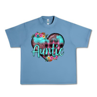 Pebble Blue auntie leopard turquoise heart Urban Heavy Tee - JahusDesignShop